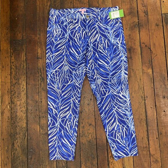 Lilly Pulitzer South Ocean Skinny Crop Pants...